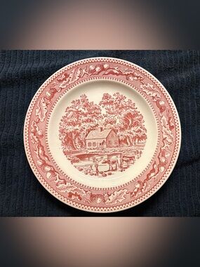 Vintage 1965 Royal China Memory Lane Royal Ironstone Dinner Plate 10"